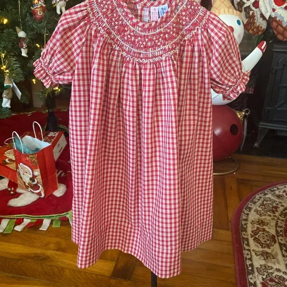 Orient Expressed Inc Smocked Toddler Girls Dress size 3 - Picture 2 of 16